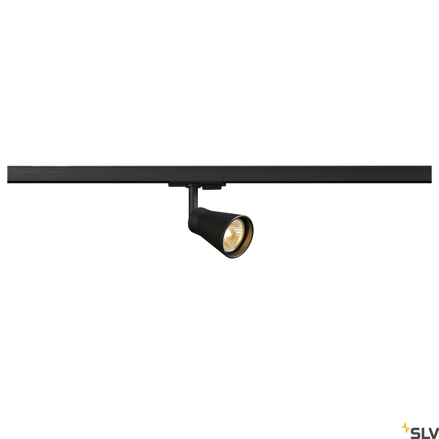 SLV AVO Spot incl. 1-circuit adapter , black, 1x GU10, max. 50W 144200