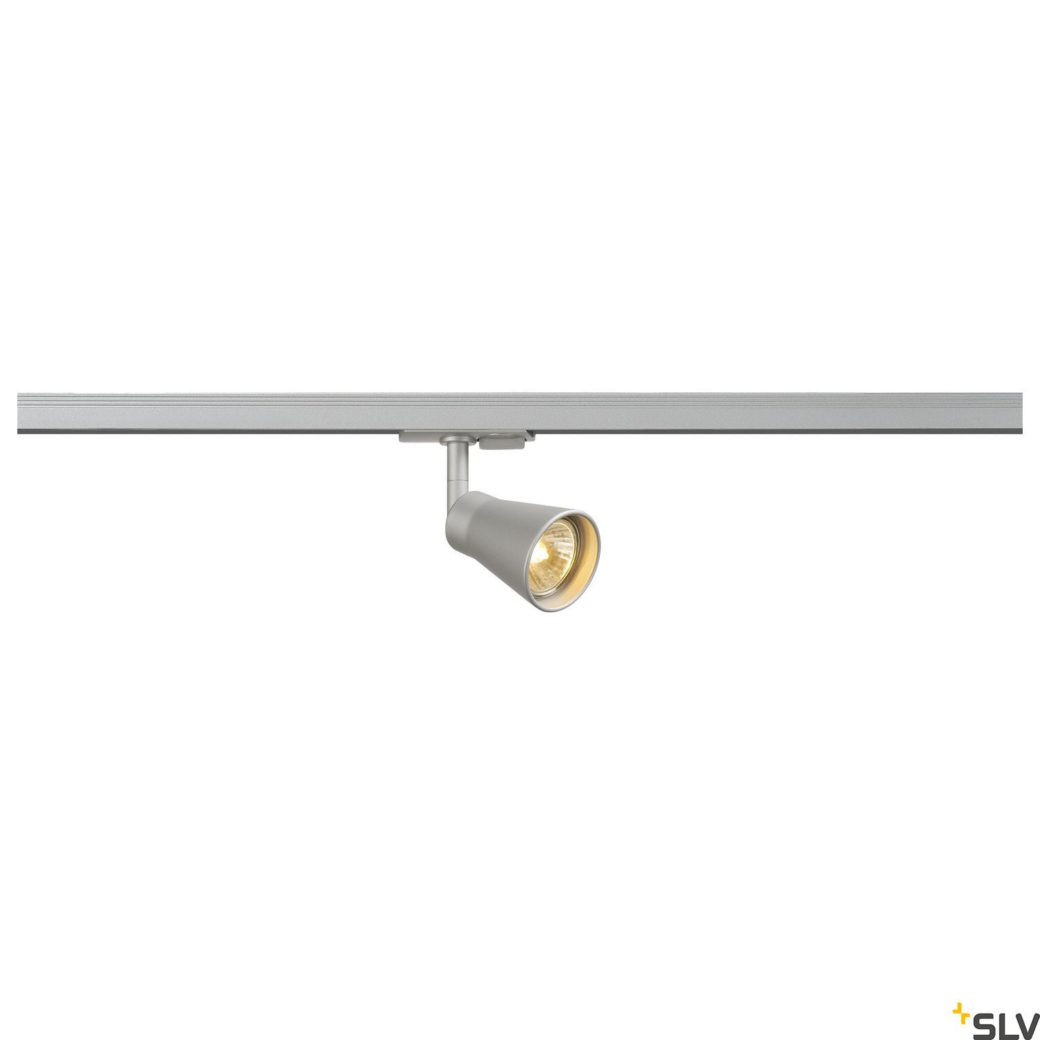 SLV AVO Spot incl. 1-circuit adapter , silver, 1x GU10, max. 50W 144204