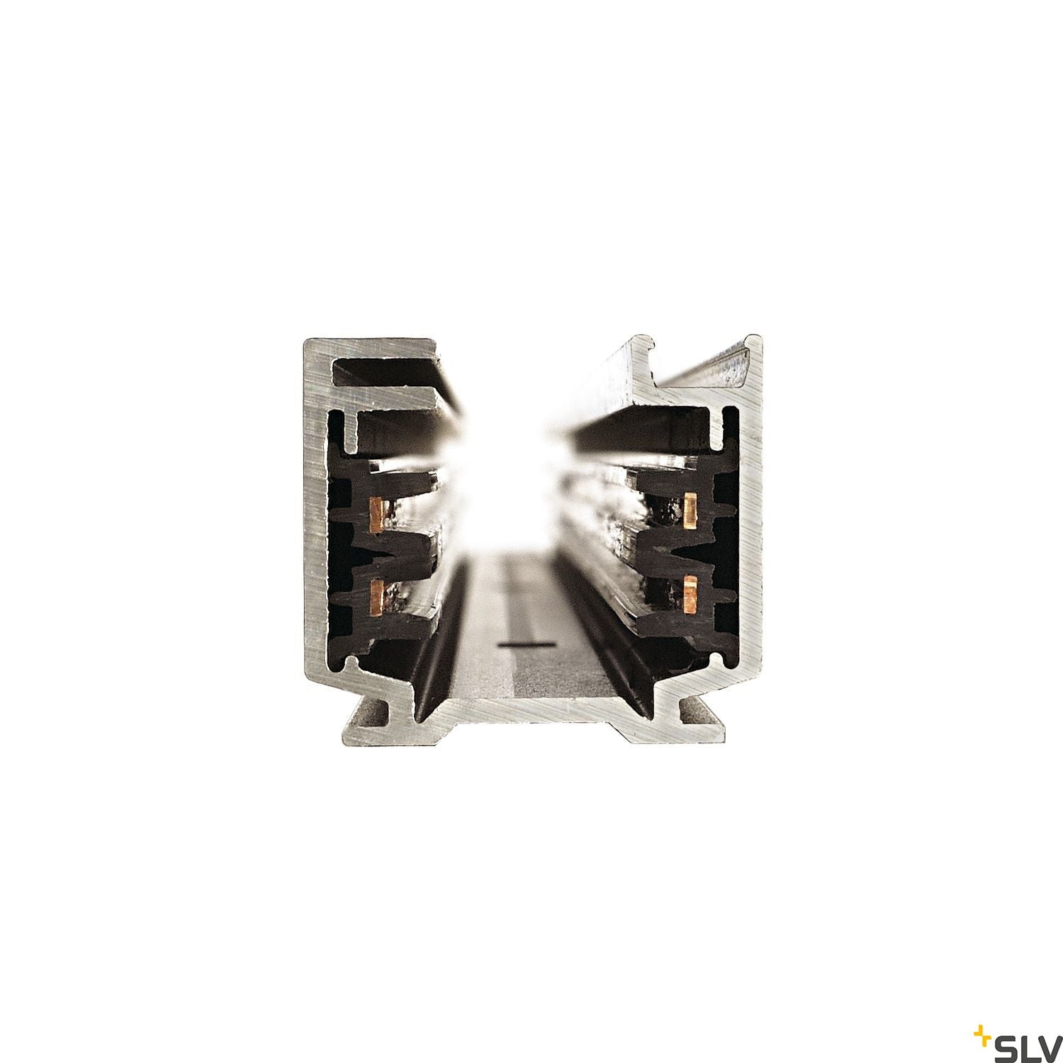 SLV EUTRAC 3-circuit track, black, 1m 145100