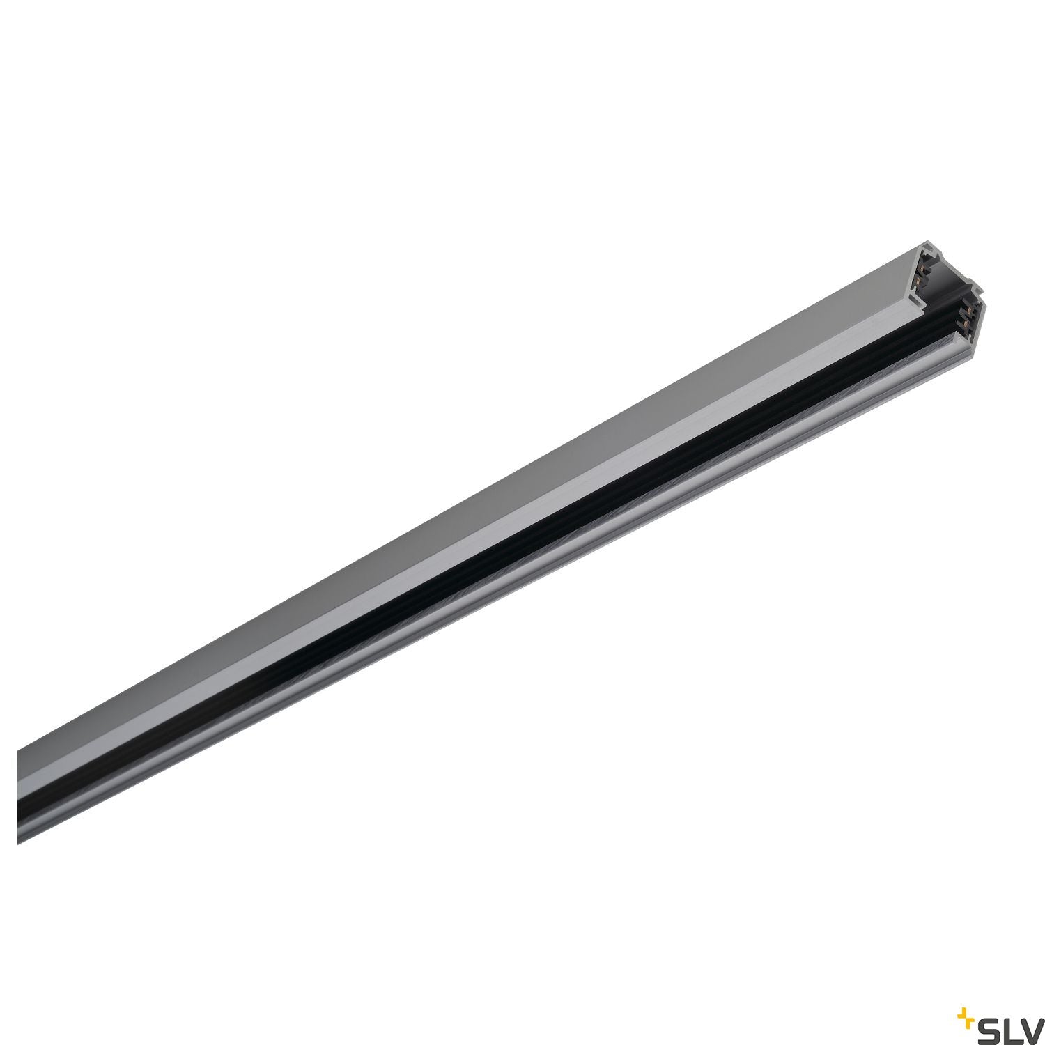 SLV EUTRAC 3-circuit track, silver-grey, 2m 145202