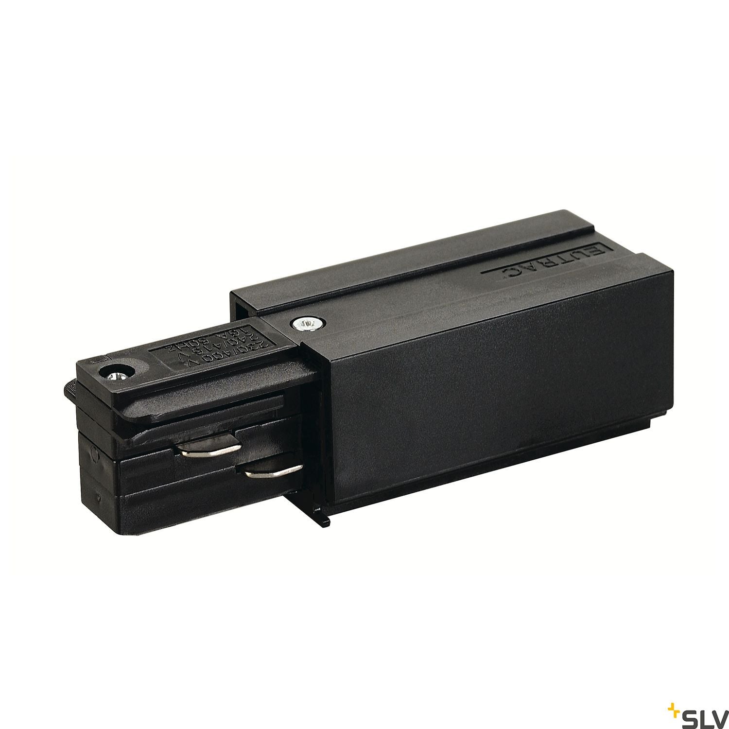 SLV EUTRAC feed-in, earth left, black 145510