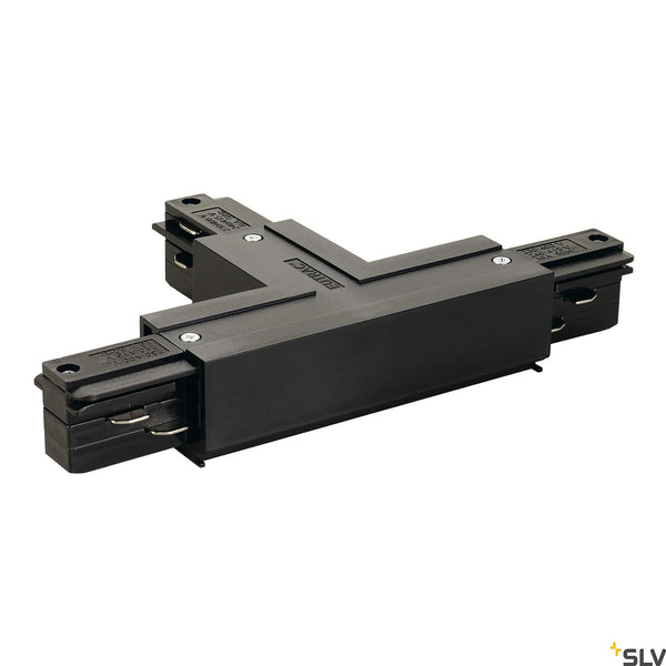 SLV EUTRAC T-connector earth right , black 145640