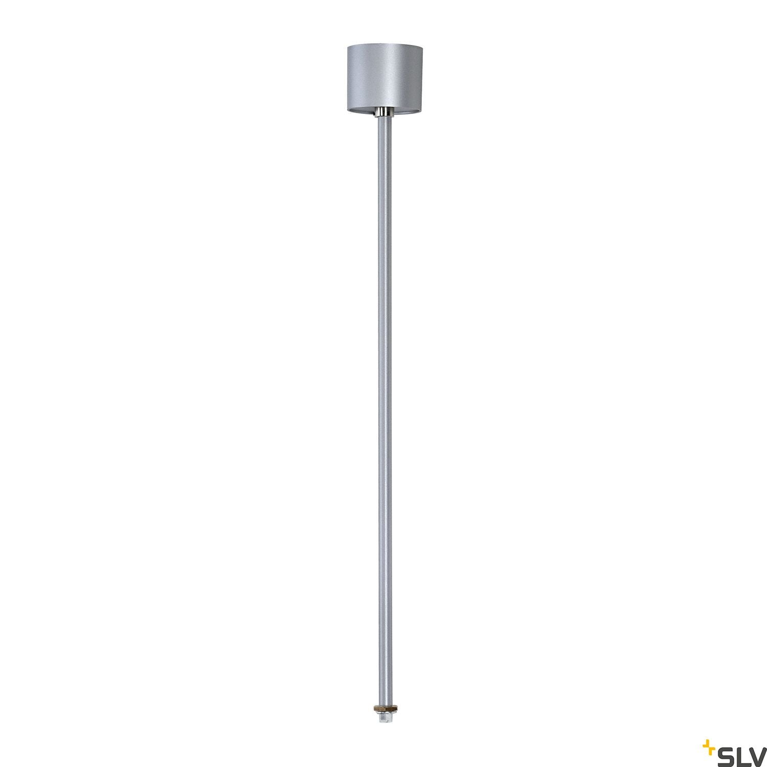 SLV EUTRAC pendant suspension for 3-circuit track, silver-grey, 60cm 145724