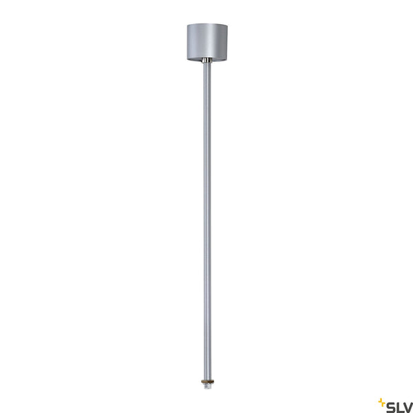 SLV EUTRAC pendant suspension for 3-circuit track, silver-grey, 60cm 145724