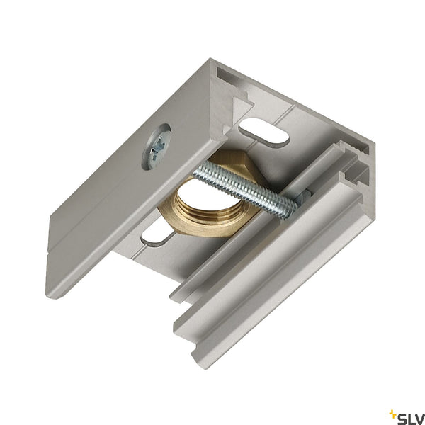 SLV EUTRAC pendant clip for 3-circuit track, M13, silver-grey 145734