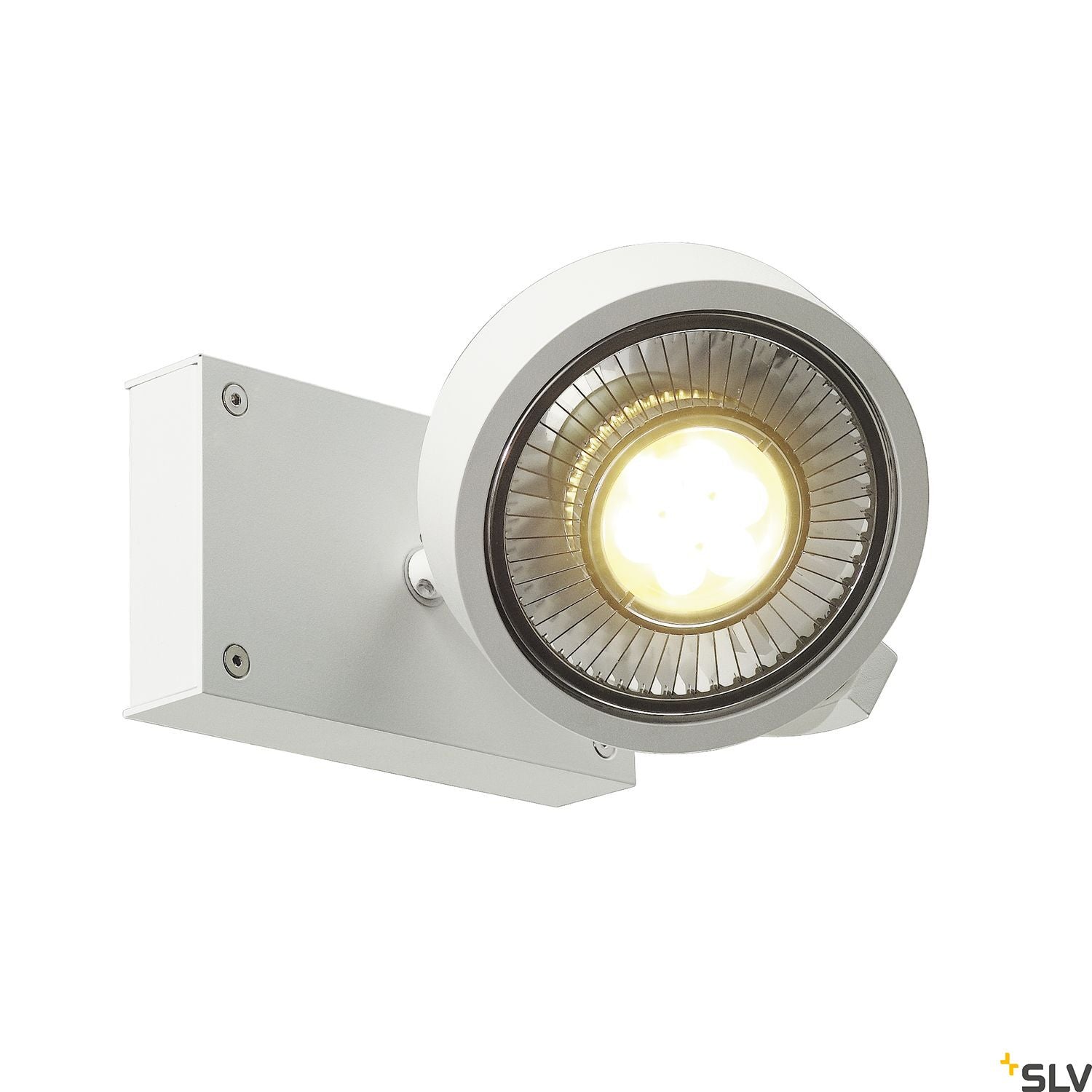 SLV KALU 1 QPAR ceiling light, matt white, ES111, max. 75W 147301
