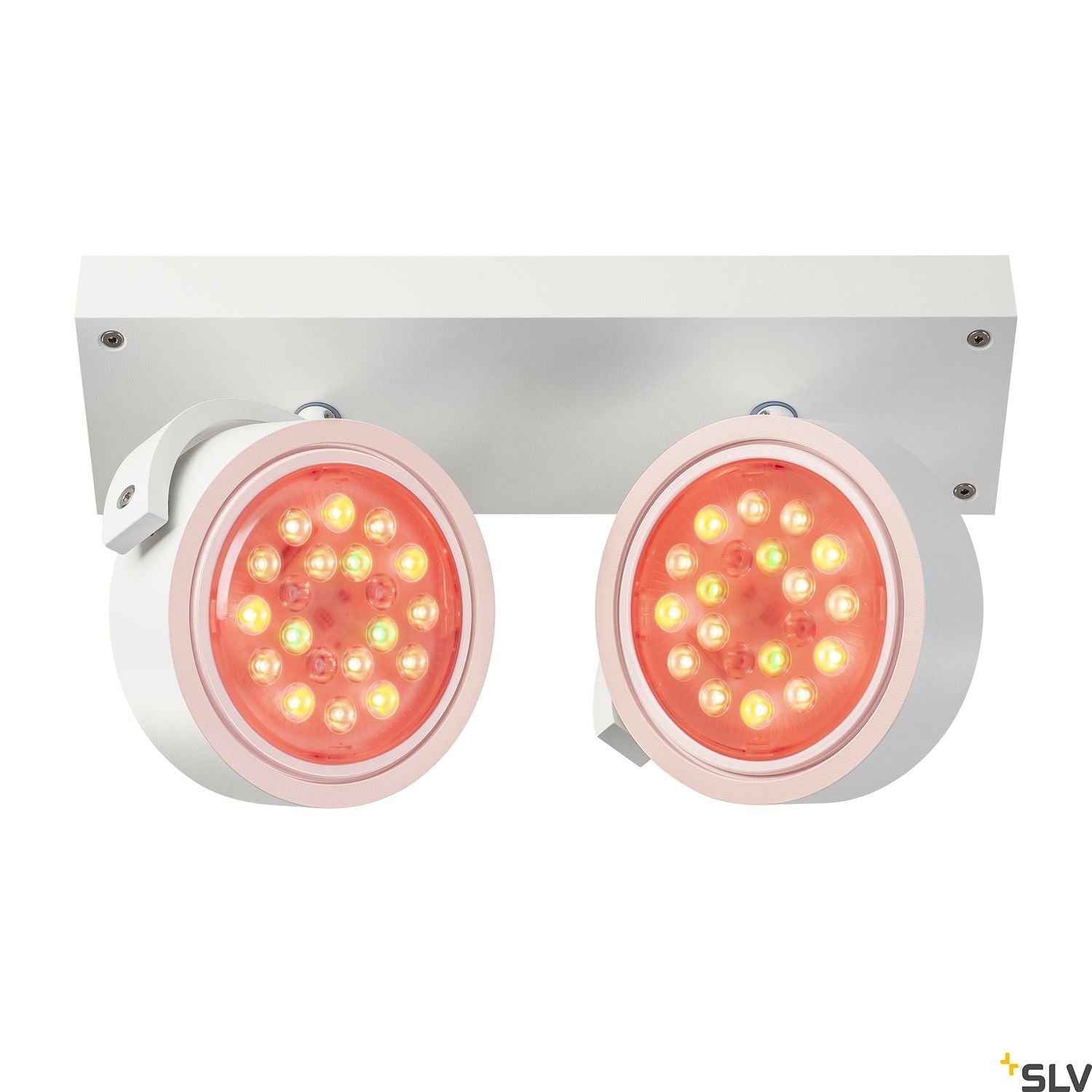 SLV KALU 2 QPAR ceiling light, matt white, 2x ES111, max. 2x 75W 147311