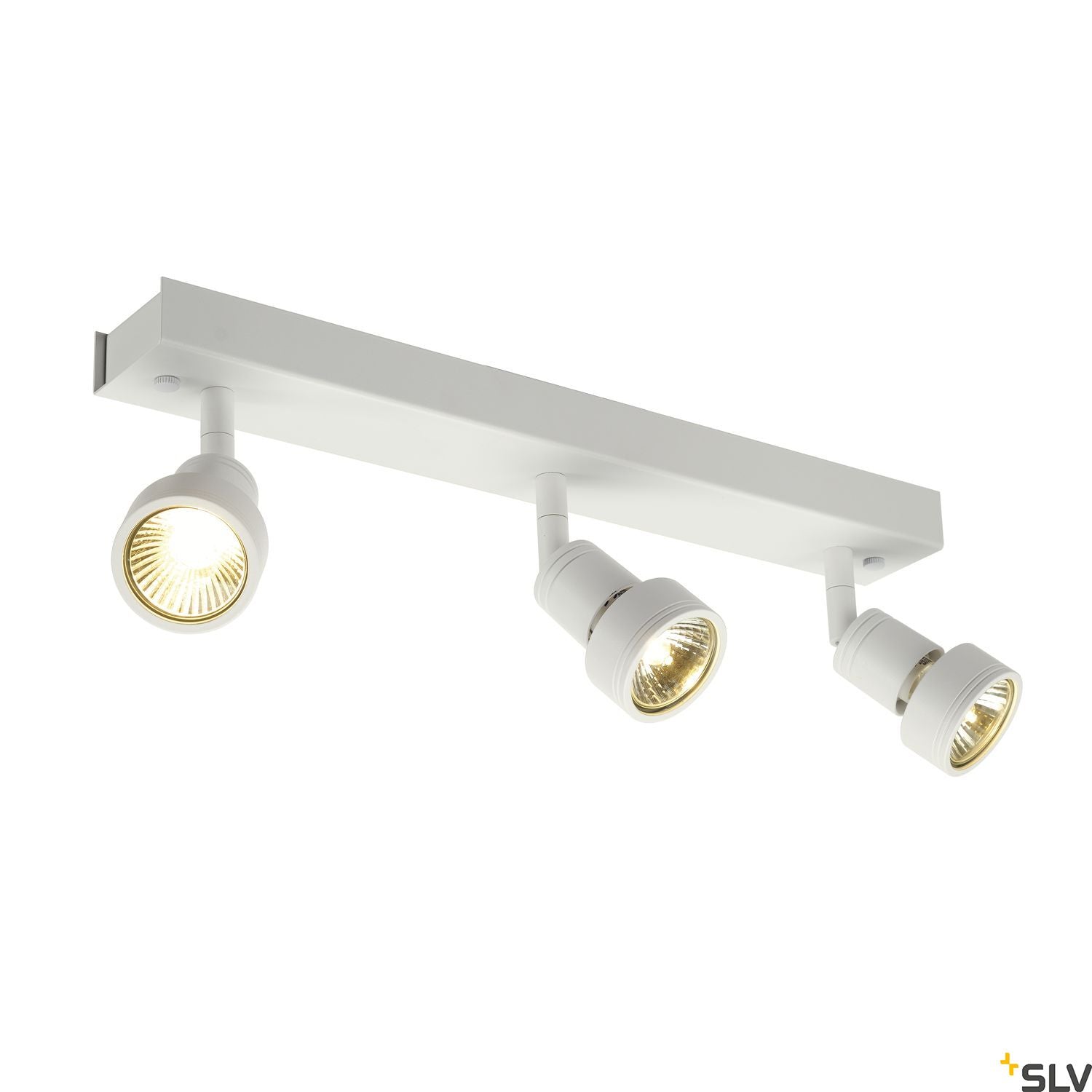 SLV PURI 3 ceiling light, matt white, 3x GU10, max. 3x 50W, incl. deco ring 147381
