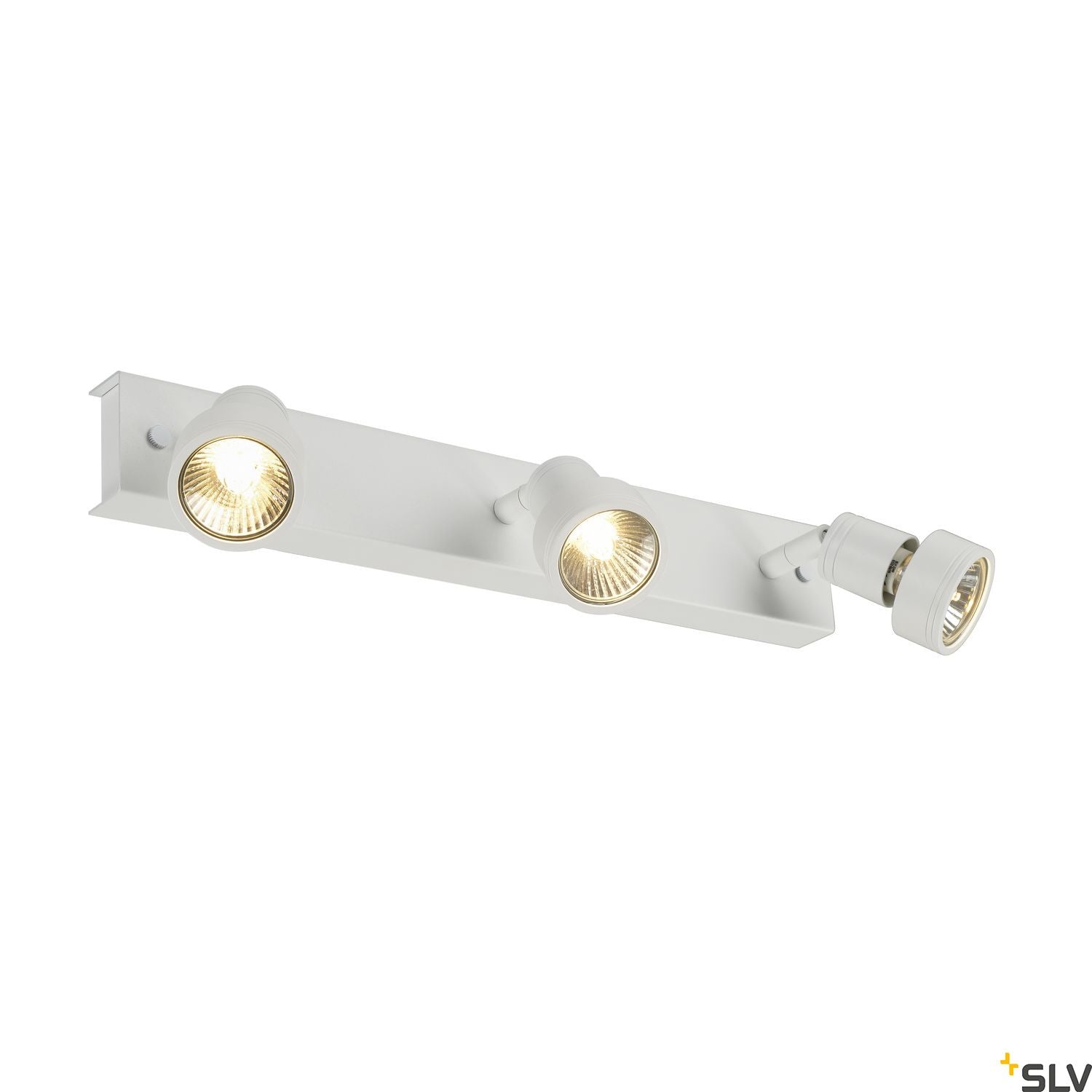 SLV PURI 3 ceiling light, matt white, 3x GU10, max. 3x 50W, incl. deco ring 147381