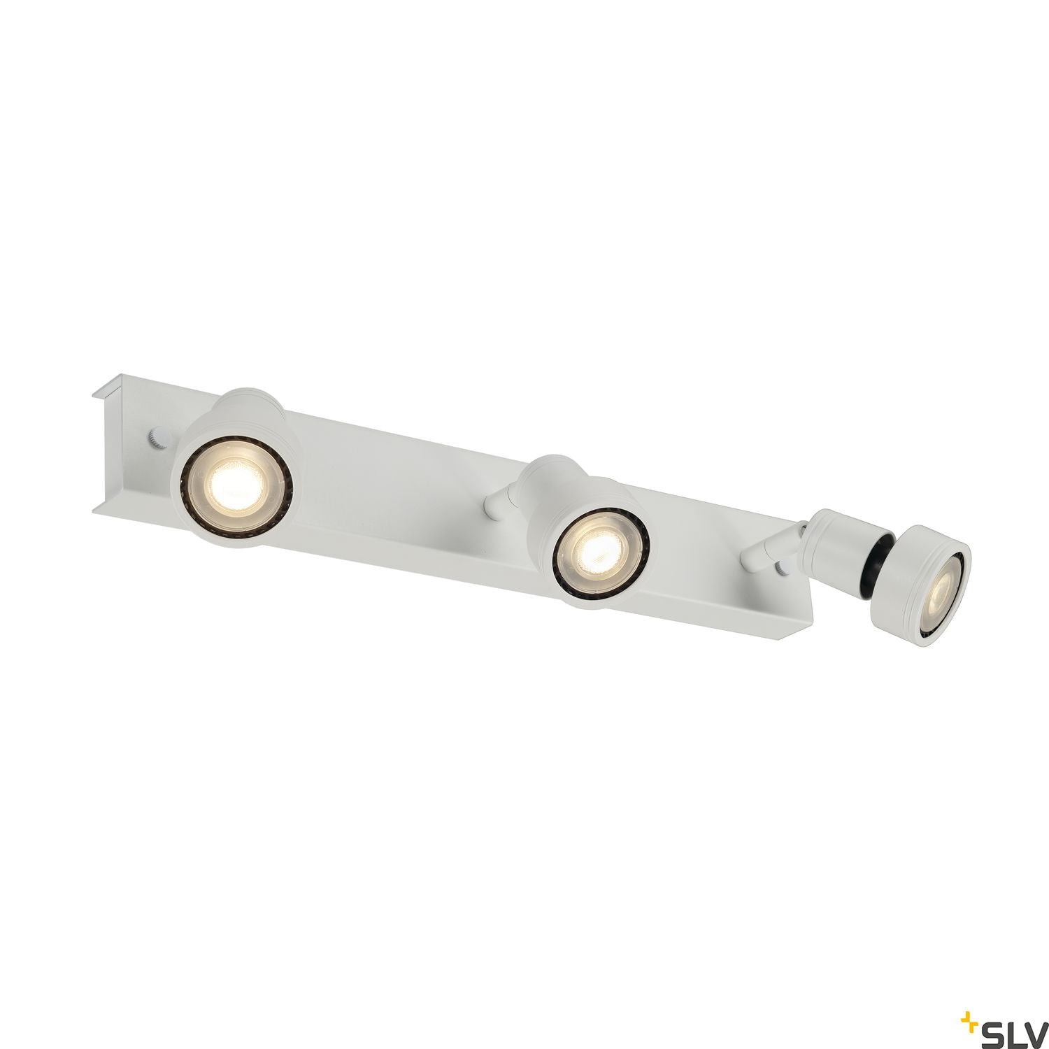 SLV PURI 3 ceiling light, matt white, 3x GU10, max. 3x 50W, incl. deco ring 147381
