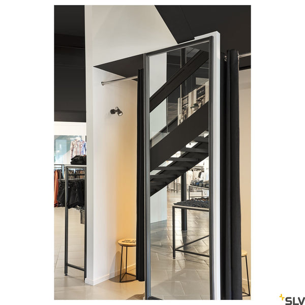 SLV INDA SPOT GU10 wall and ceiling light, black, max. 50W 147550