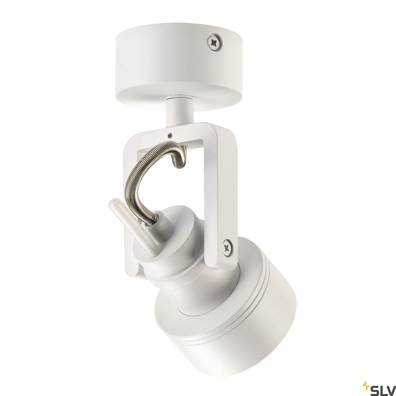 SLV INDA SPOT GU10 wall and ceiling light, matt white, max. 50W 147551