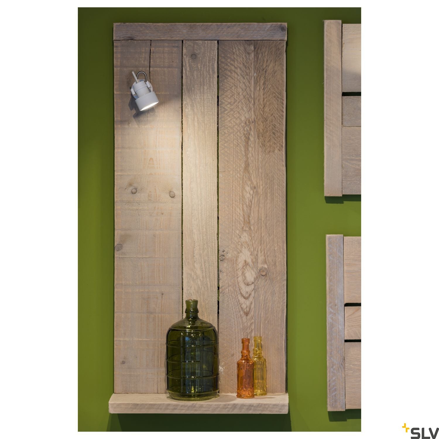 SLV INDA SPOT GU10 wall and ceiling light, matt white, max. 50W 147551