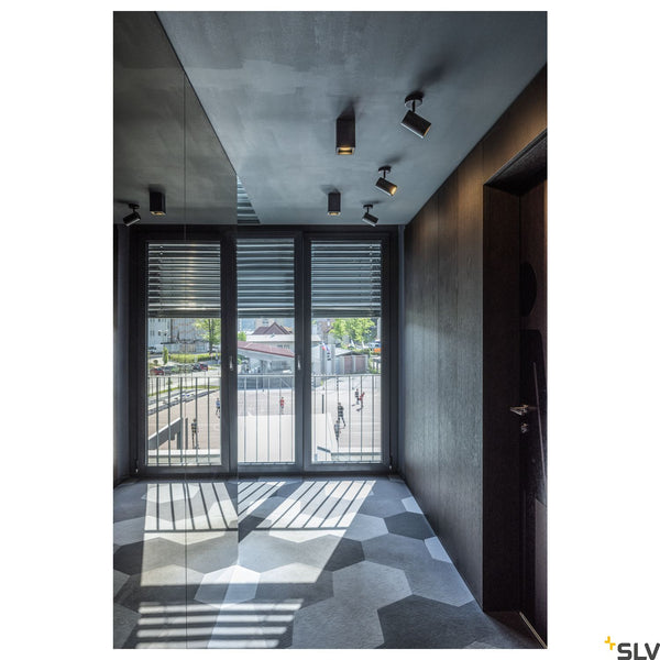 SLV ENOLA_B wall and ceiling spot, single, black, GU10, max. 50W 152010