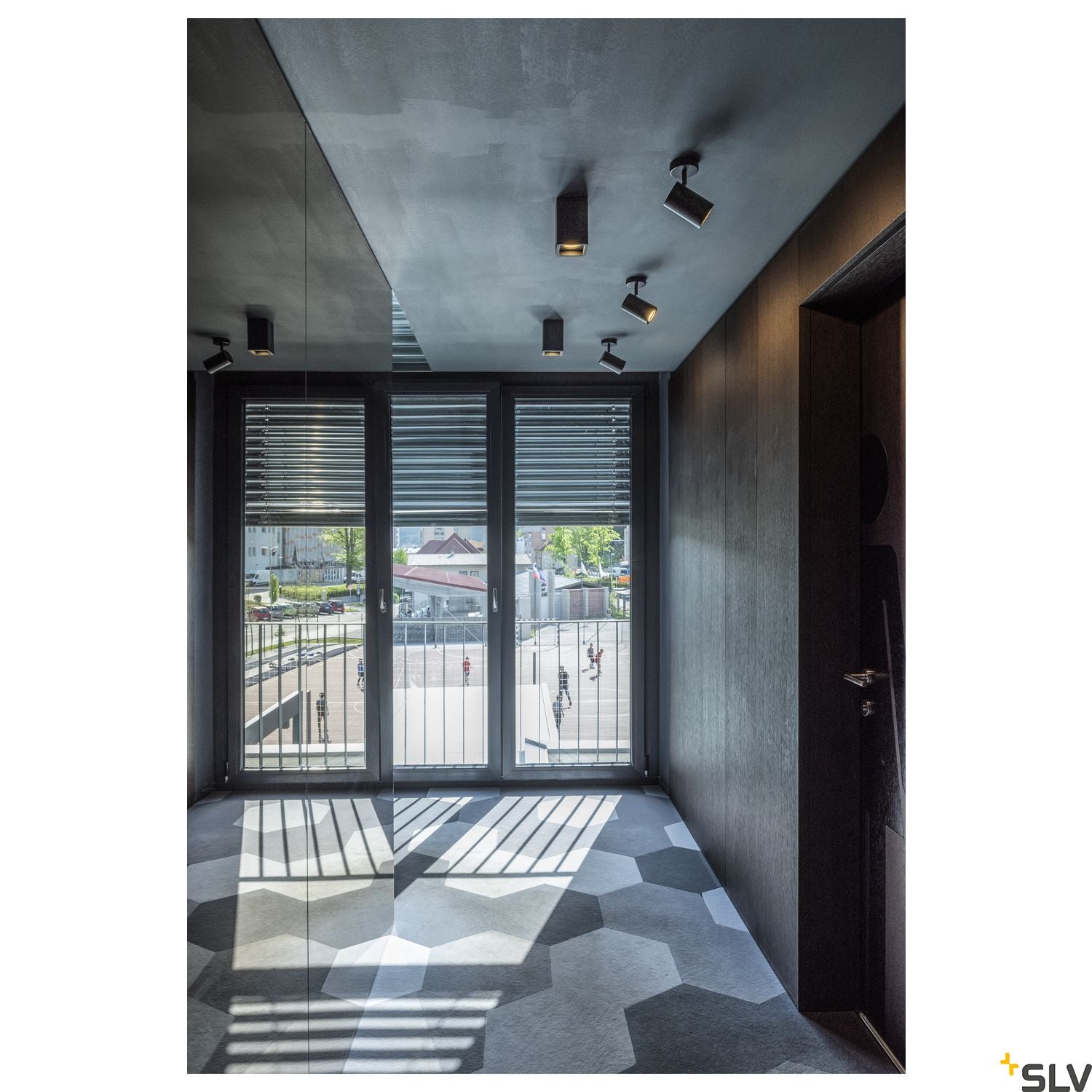 SLV Plaster ceiling light, CL-1, square, white plaster, GU10, max. 35W 148004