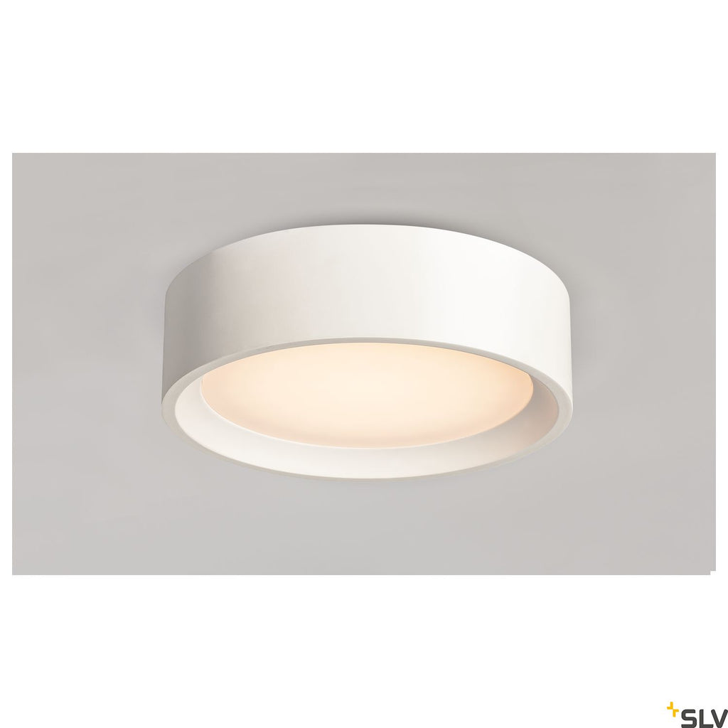 SLV Plaster LED Ceiling luminaire, white, 3000K 148005
