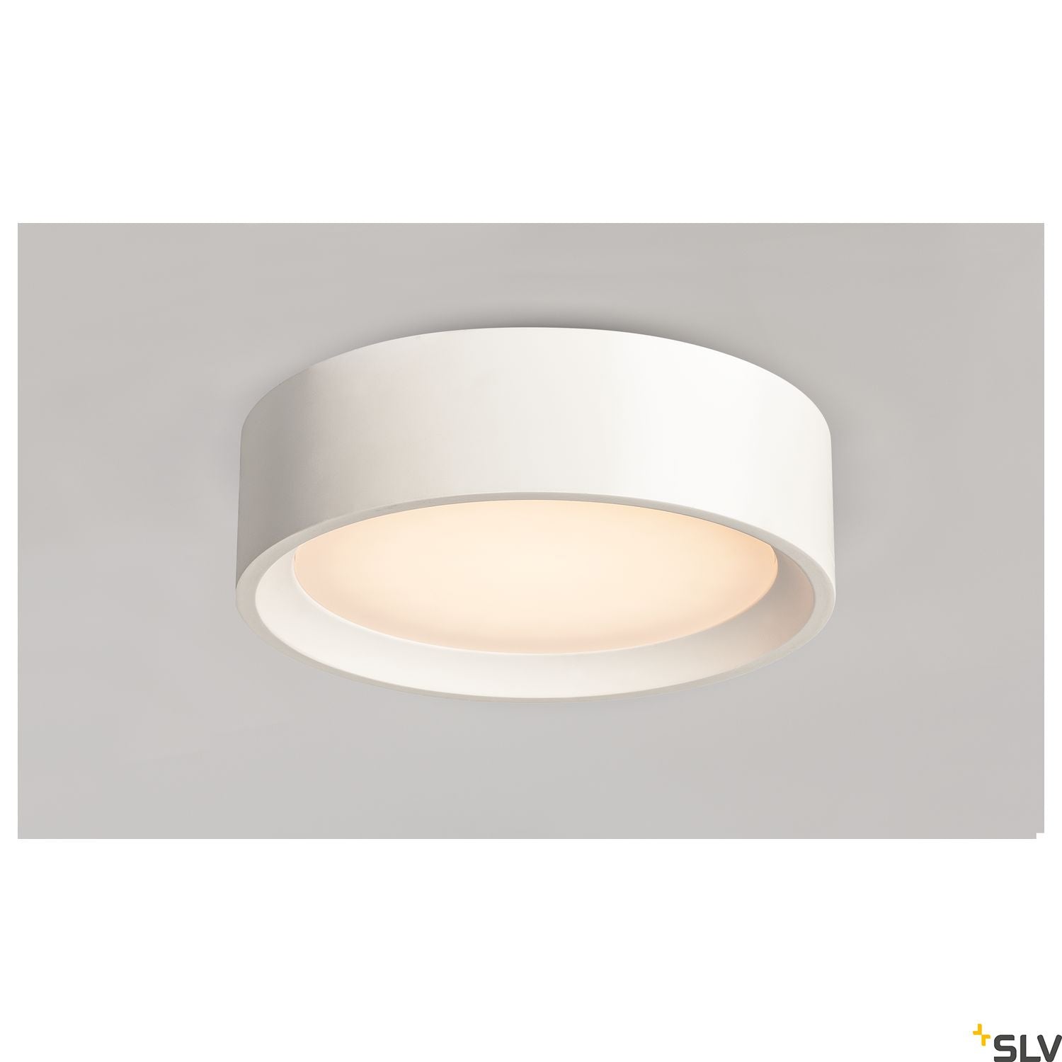 SLV Plaster LED Ceiling luminaire, white, 3000K 148005