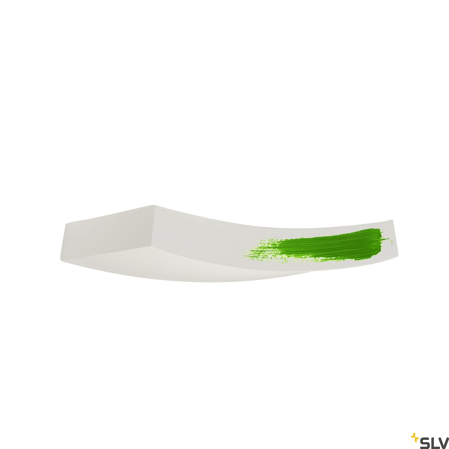 SLV Wall light, GL 102 CURVE, white plaster, R7s 78mm, max. 100W 148012