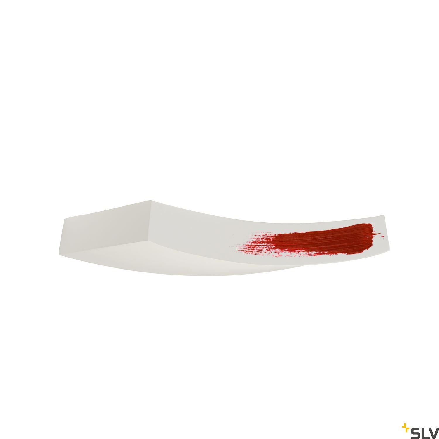 SLV Wall light, GL 102 CURVE, white plaster, R7s 78mm, max. 100W 148012