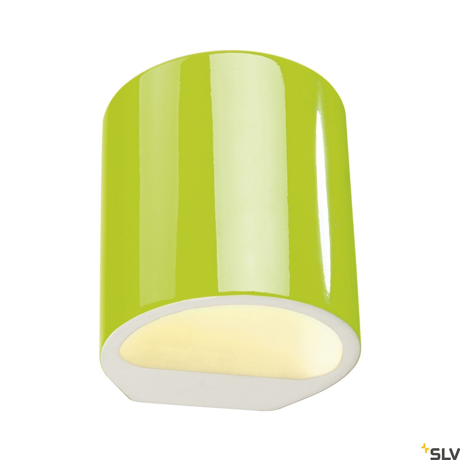 SLV Plaster wall light, GL 104 ROUND, white plaster, G9, max. 42W 148016