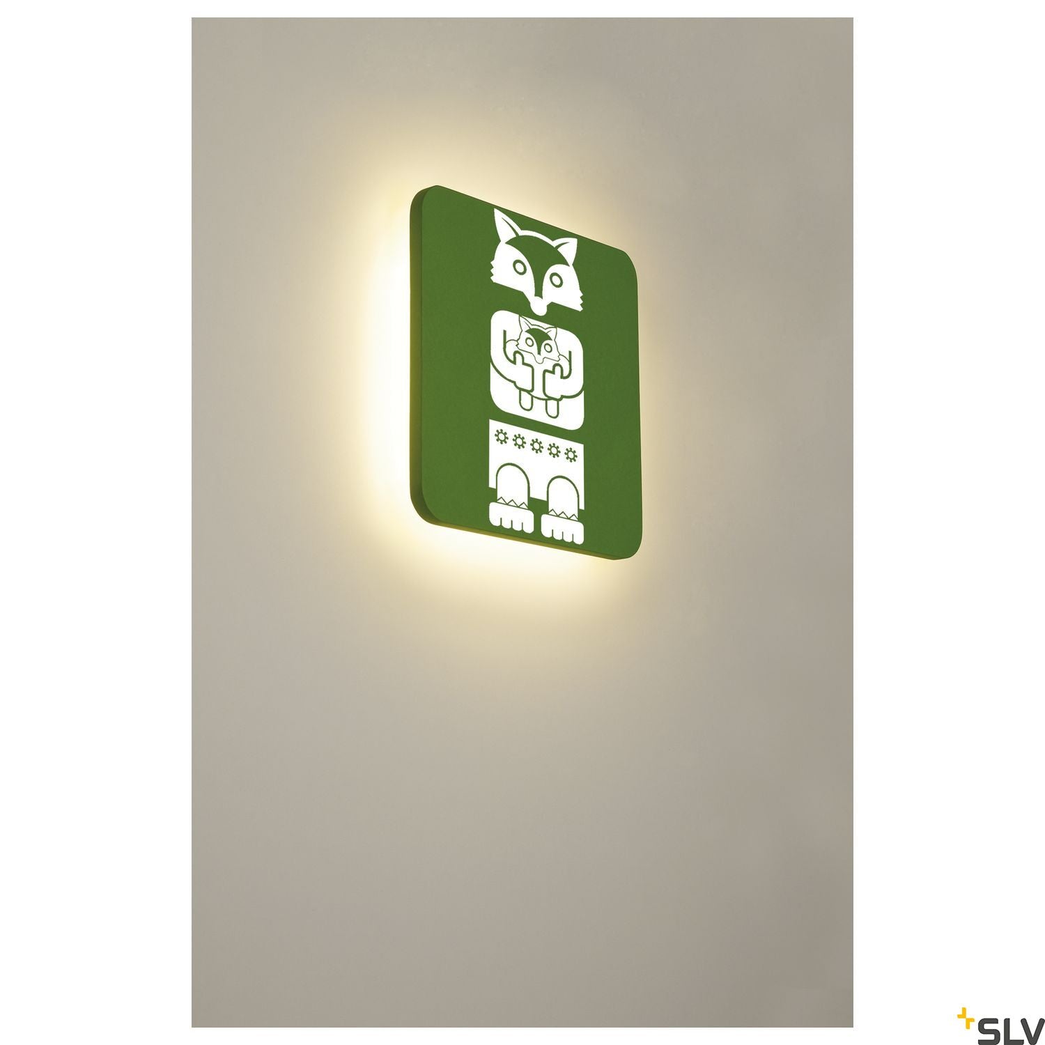 SLV Plaster SQUARE wall light, square, white plaster, 48 LED, 3000K 148019