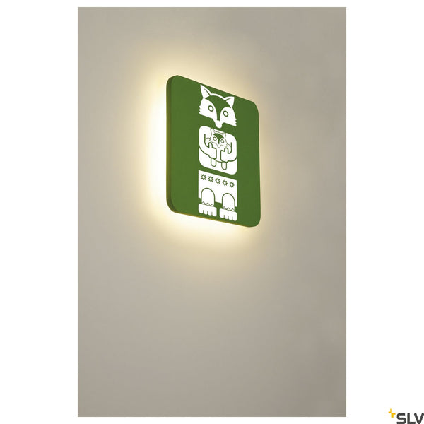SLV Plaster SQUARE wall light, square, white plaster, 48 LED, 3000K 148019