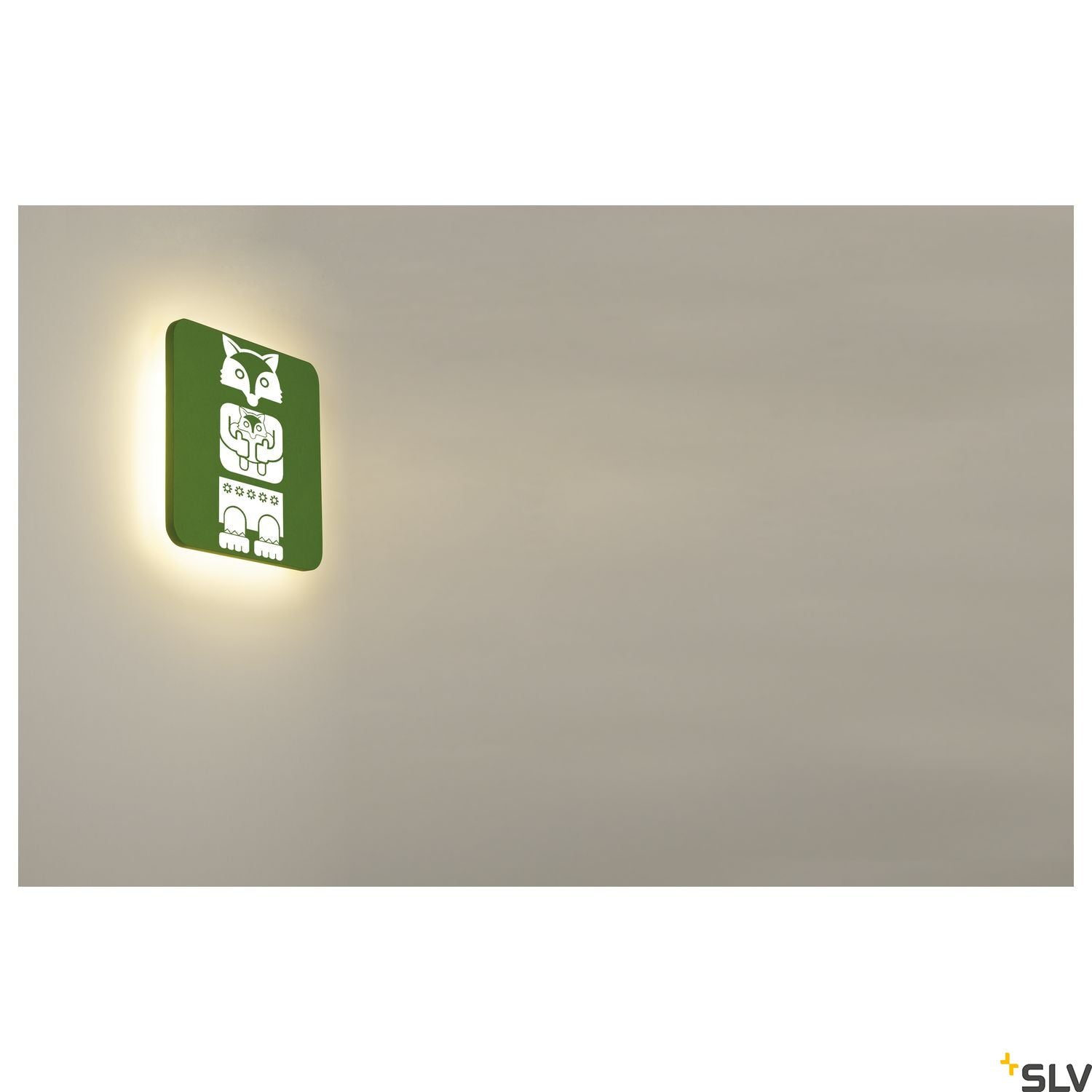 SLV Plaster SQUARE wall light, square, white plaster, 48 LED, 3000K 148019