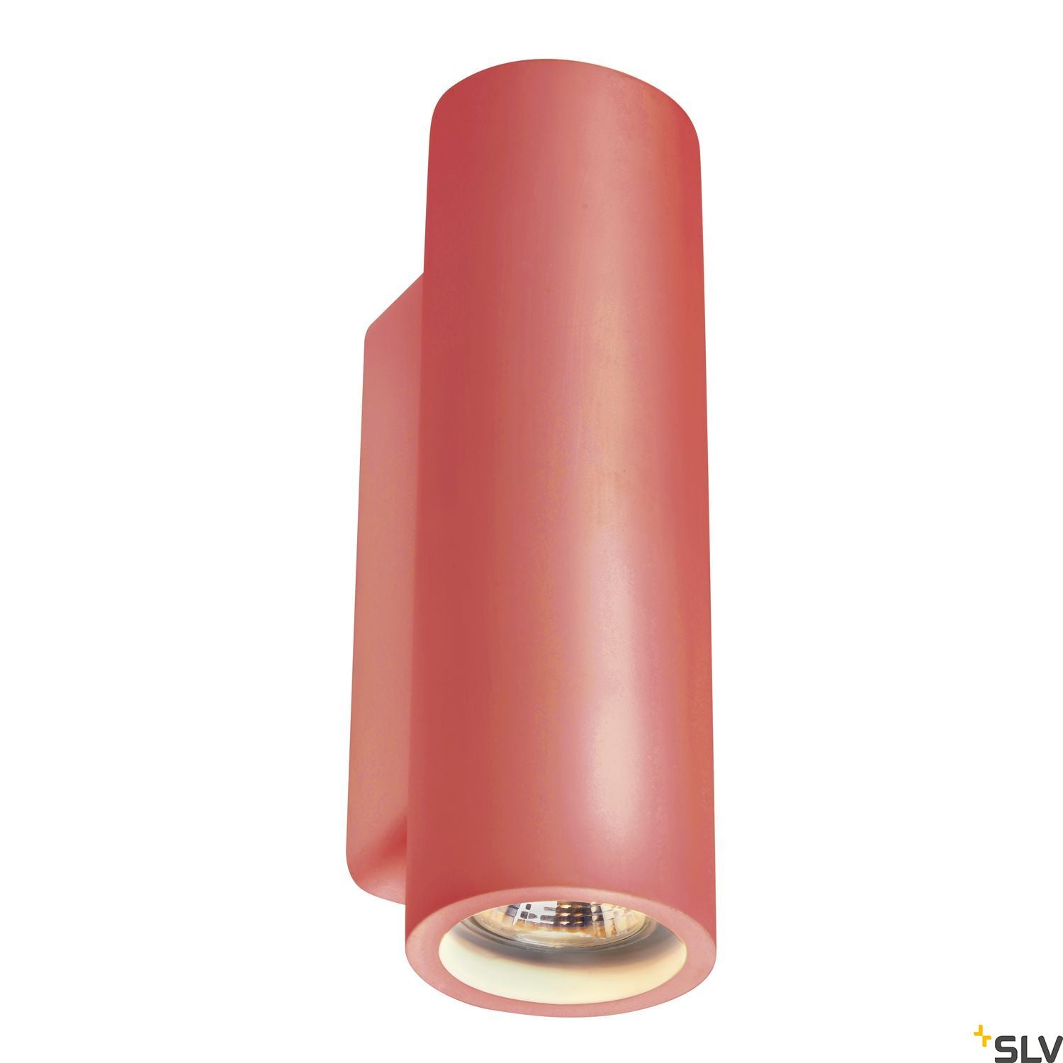 SLV Plaster WALL LIGHT, white plaster, round, 2x GU10, max. 2x 35W 148060