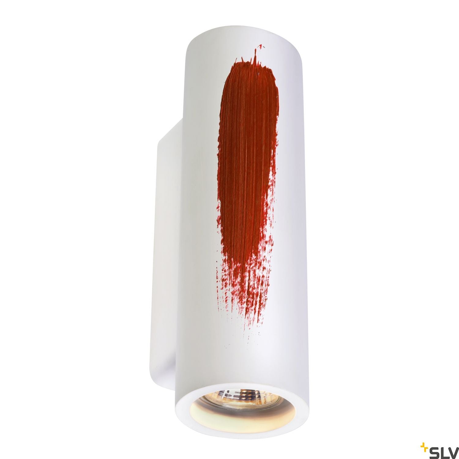 SLV Plaster WALL LIGHT, white plaster, round, 2x GU10, max. 2x 35W 148060