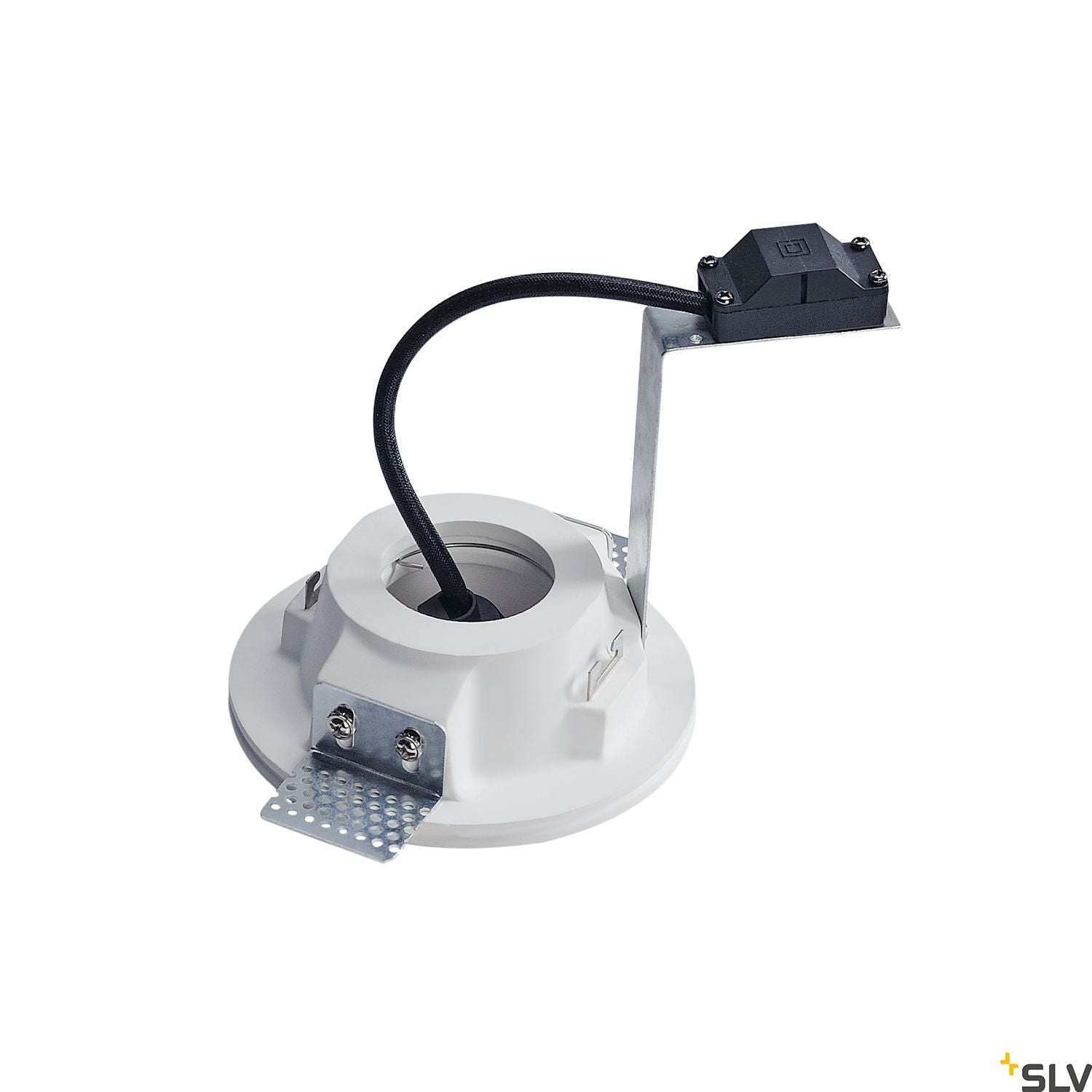 SLV Plaster downlight, GU10, round , white plaster 148070