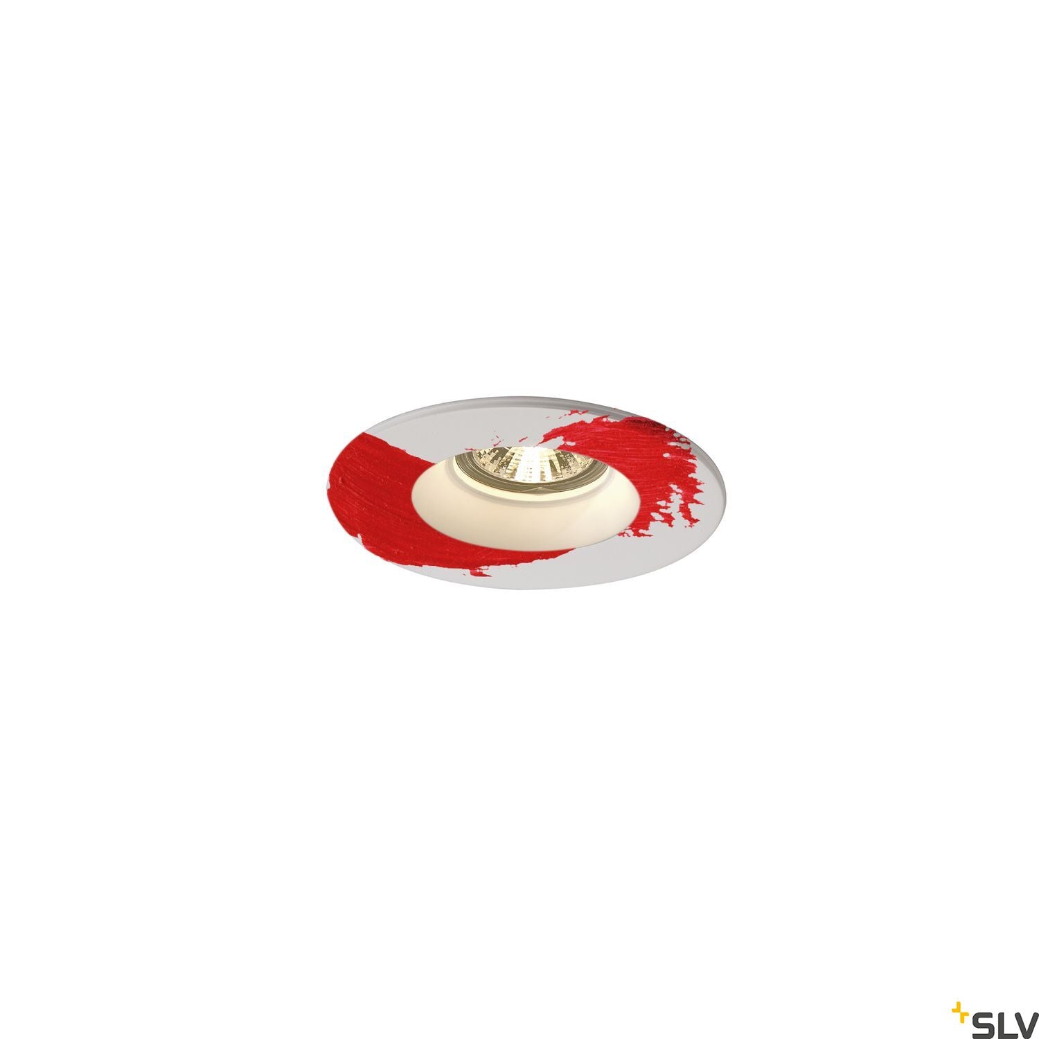SLV Plaster downlight, GU10, round , white plaster 148070