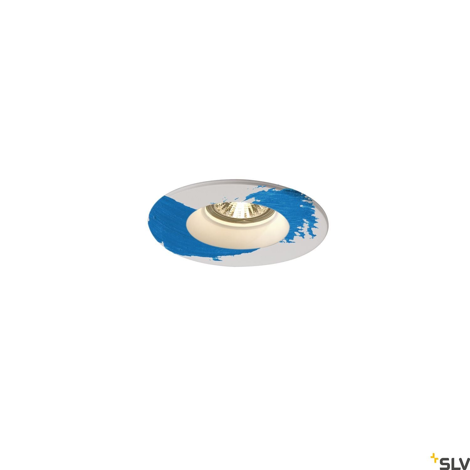 SLV Plaster downlight, GU10, round , white plaster 148070