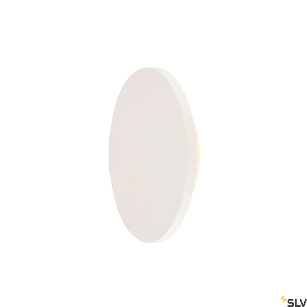 SLV Plaster, wall light, LED, 3000K, round, white plaster, Ø 26cm 148091