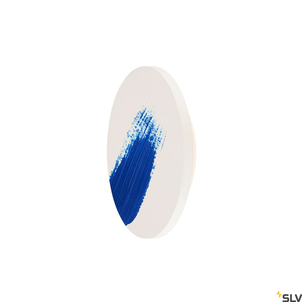 SLV Plaster, wall light, LED, 3000K, round, white plaster, Ø 26cm 148091