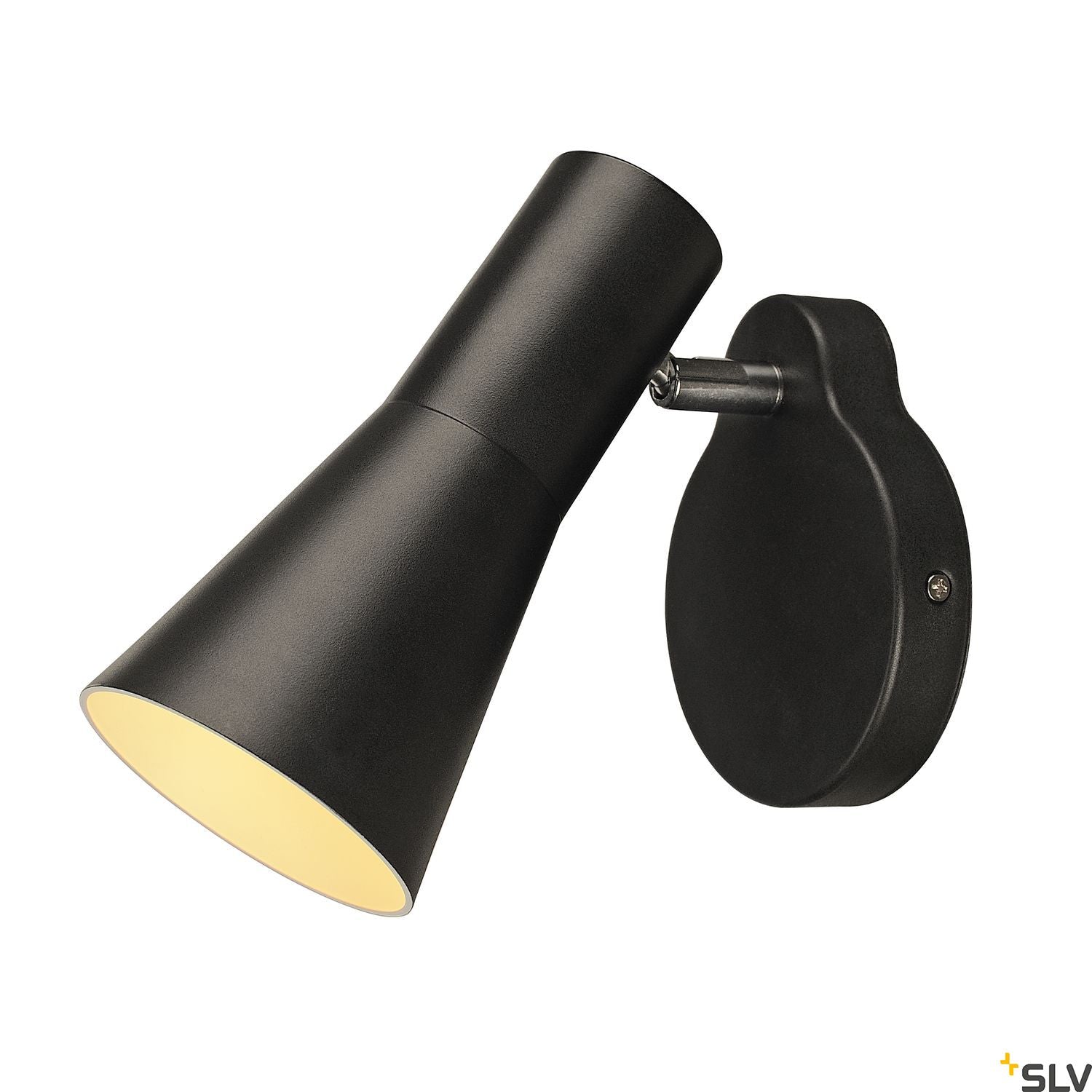 SLV PHELIA, wall light, black, GU10, with switch 148540