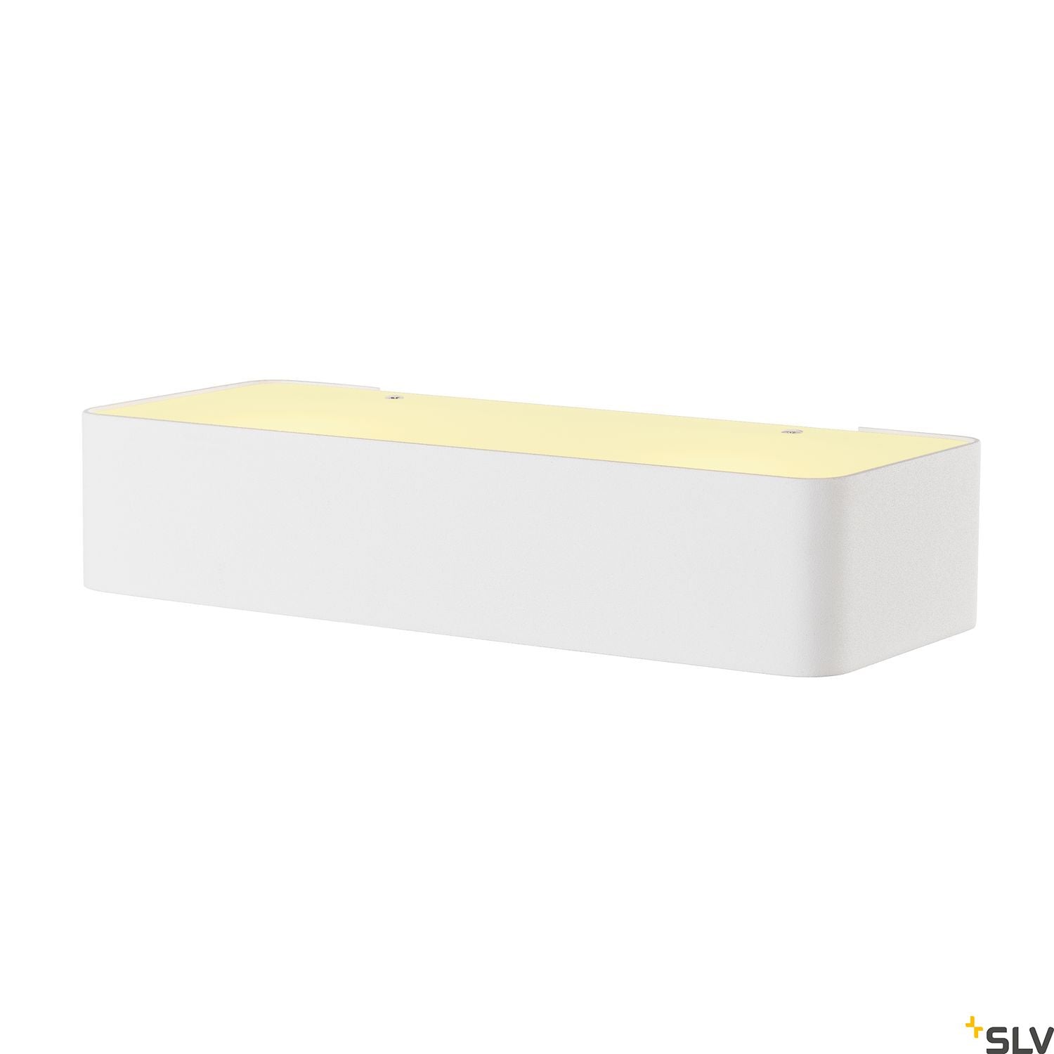 SLV Wall light, WL 149 R7s, rectangular, matt white, R7s 78mm, max. 60W, up/down 149471