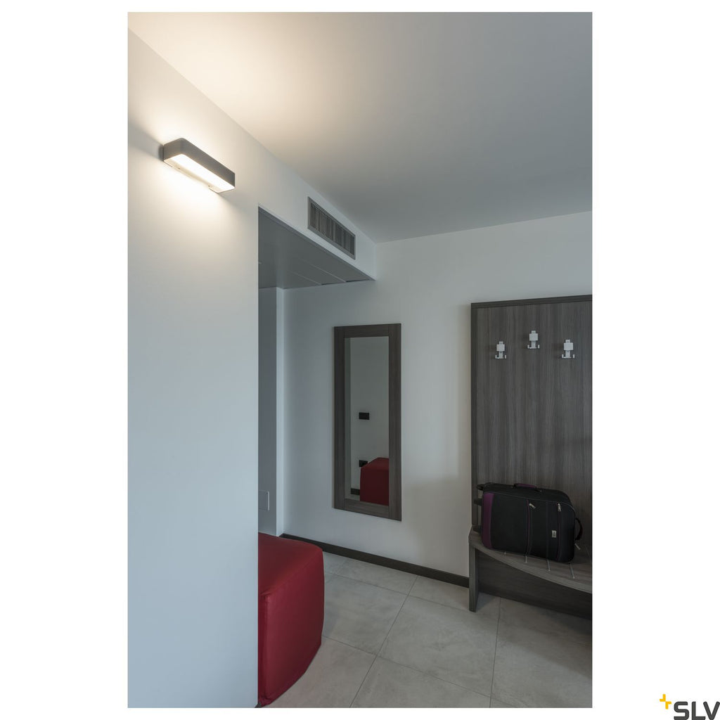 SLV WL24 LED wall light, matt white 149511