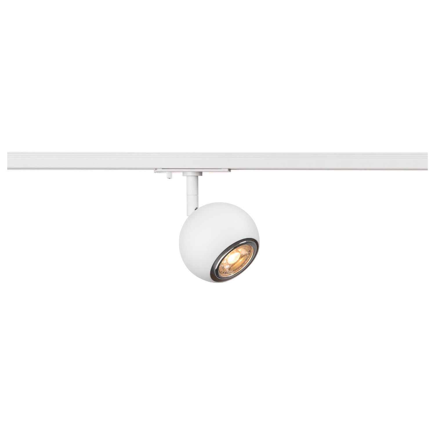 SLV LIGHT EYE® 90, 1~ track spotlight, round, GU10, 1x max. 6 W, matt white 1008181