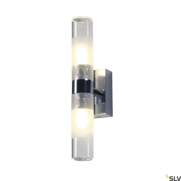 SLV MIBO WALL UP-DOWN, chrome, 2x G9, max 2x 25W, IP21 151282