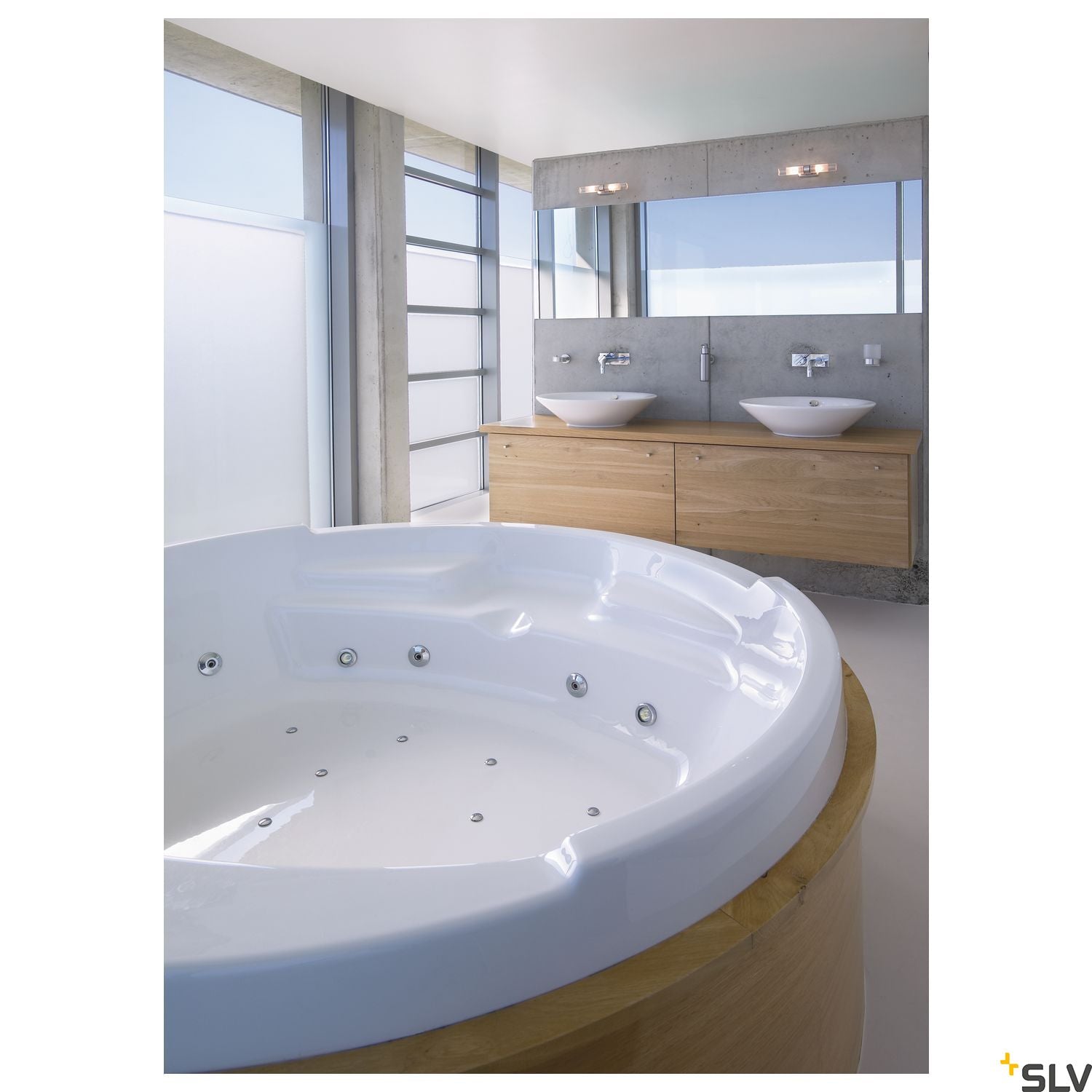 SLV MIBO WALL UP-DOWN, chrome, 2x G9, max 2x 25W, IP21 151282