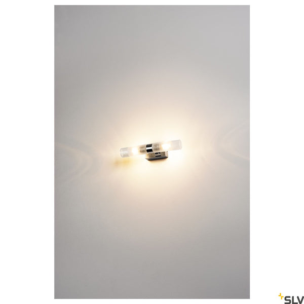 SLV MIBO WALL UP-DOWN, chrome, 2x G9, max 2x 25W, IP21 151282