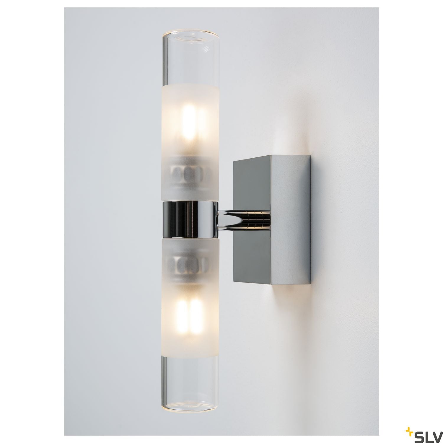 SLV MIBO WALL UP-DOWN, chrome, 2x G9, max 2x 25W, IP21 151282