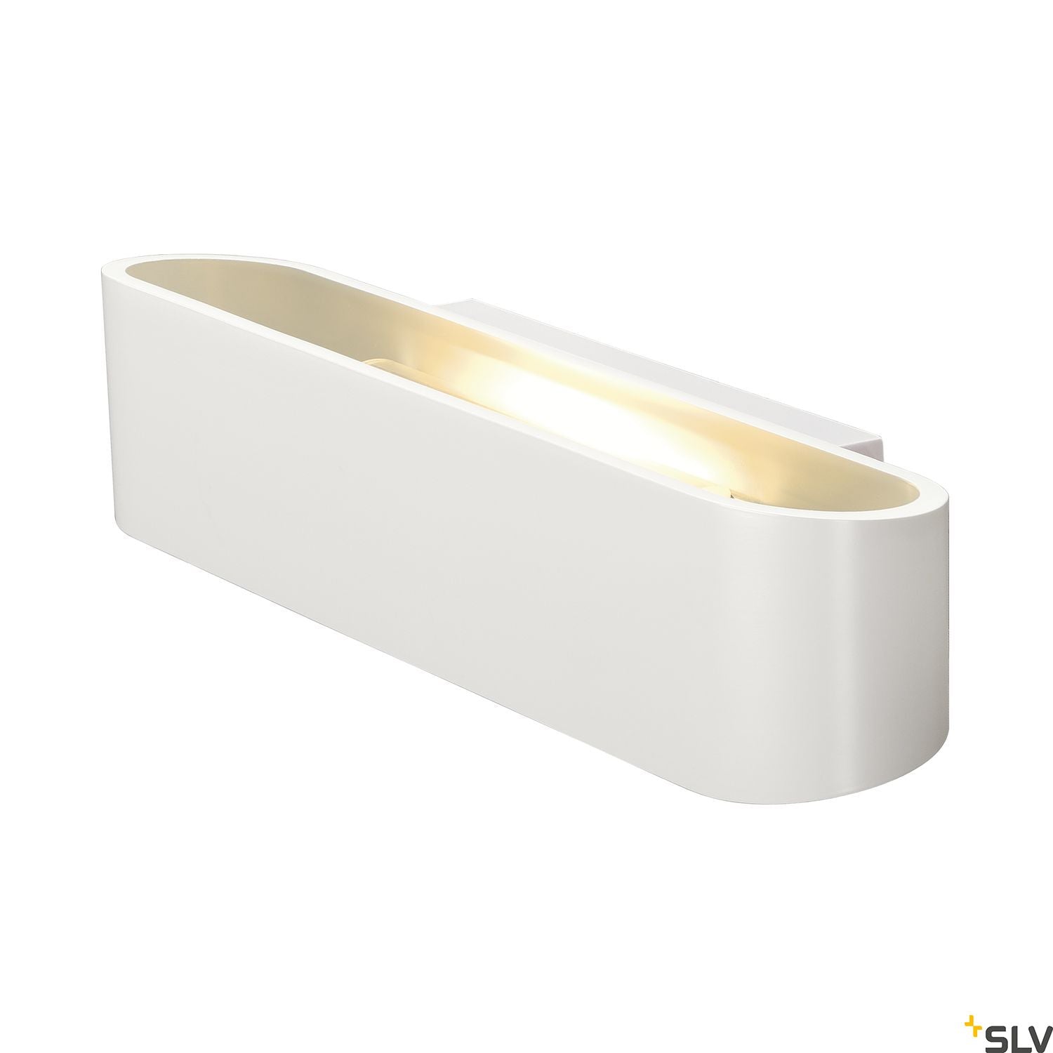SLV OSSA R7s 300 LED wall light, oval, white, R7s 118mm, max. 120W, up/down 151411