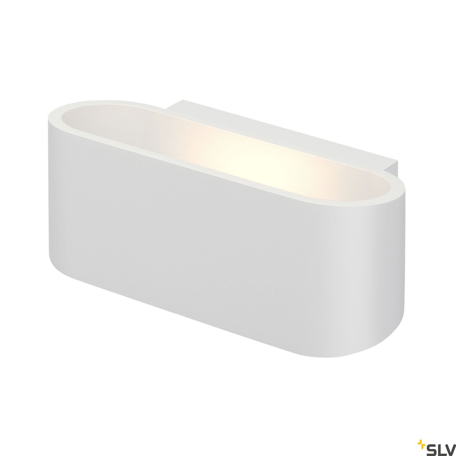 SLV OSSA R7s wall light, oval, white, R7s 78mm, max. 100W, up/down 151451