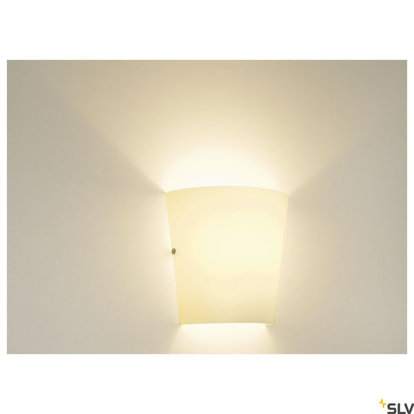 SLV BASKET wall light, E27, max. 60W, glass 151591