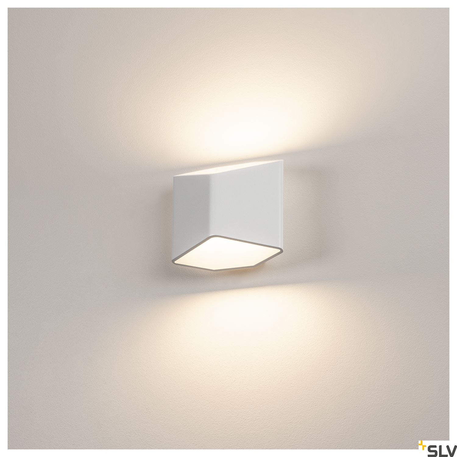 SLV CARISO LED wall light 2, white , 7.6W COB LED, 3000K 151711