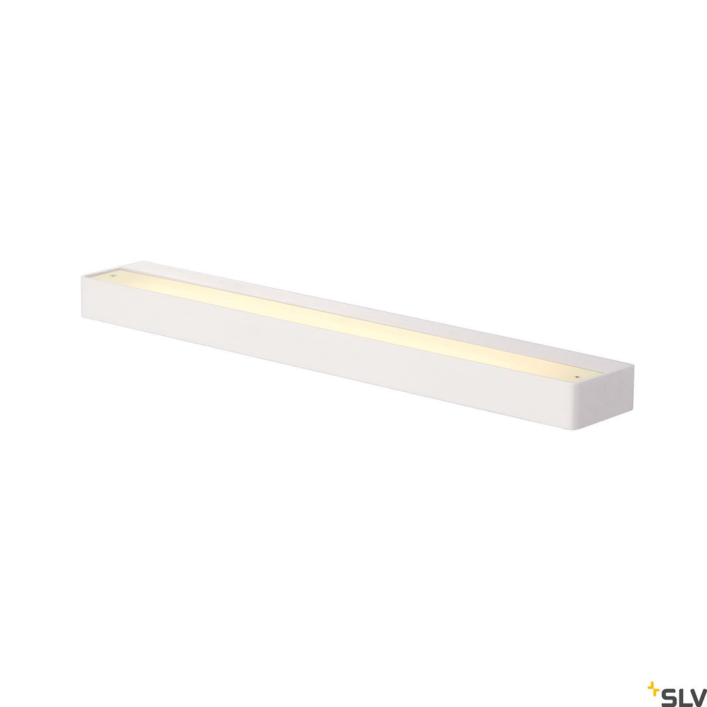 SLV SEDO 14 LED wall light, square matt white, frosted glass 151781