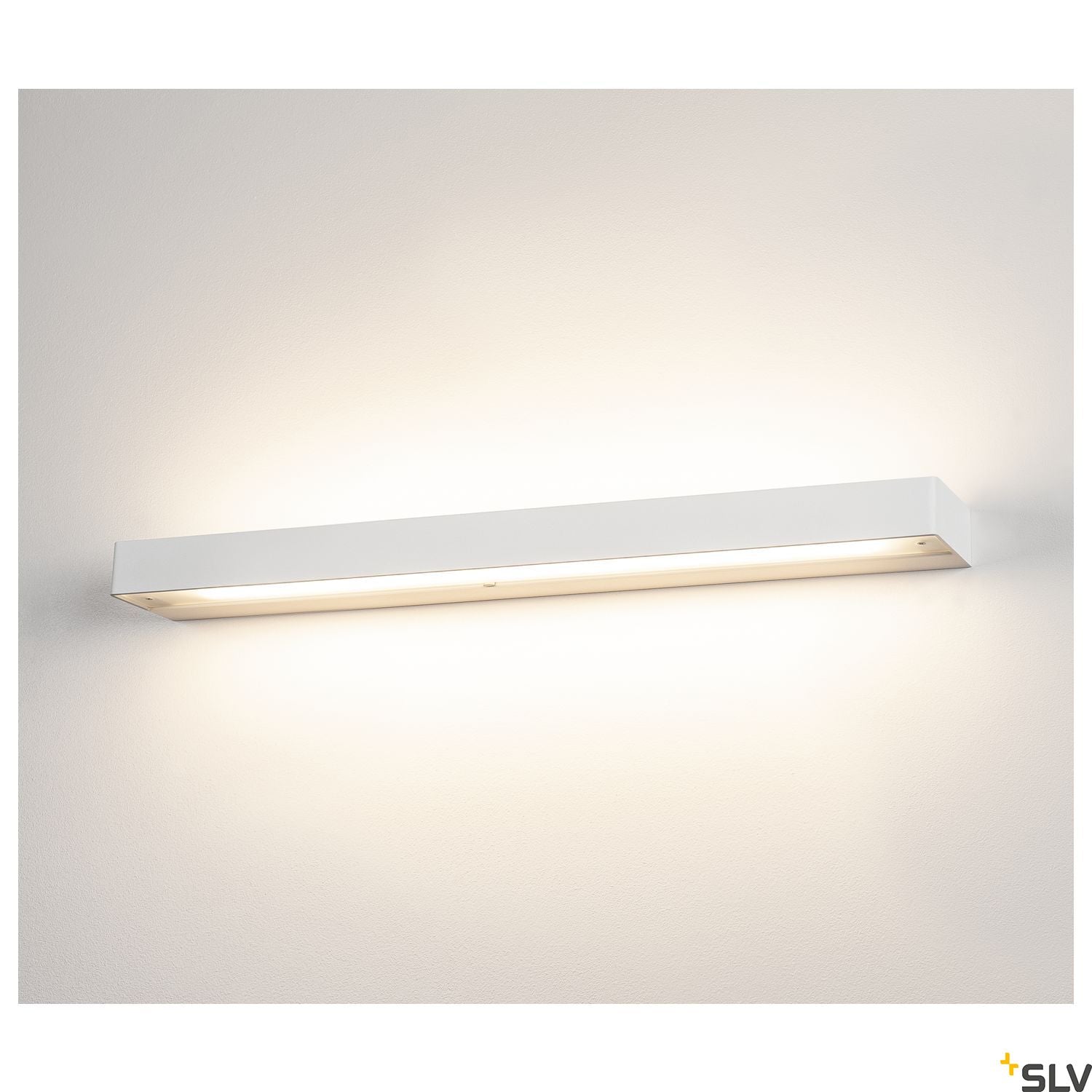 SLV SEDO 14 LED wall light, square matt white, frosted glass 151781