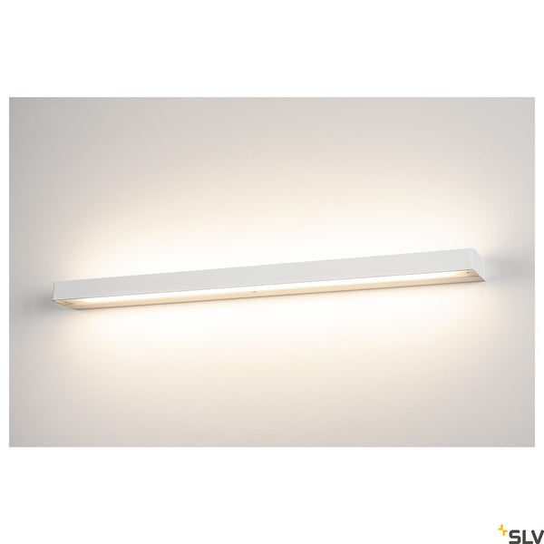 SLV SEDO LED 21 wall light, square , matt white, POLYCARBONATEfrosted, 3000K 151791