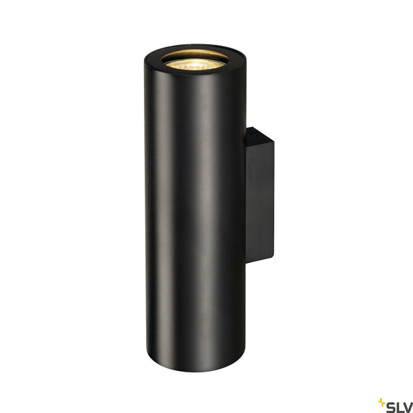 SLV ENOLA_B UP/DOWN wall light, black, 2x GU10, max. 2x 50W 151800